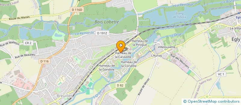 localisation de l'entreprise MADAME THAIS COTTENET  BREUILLET