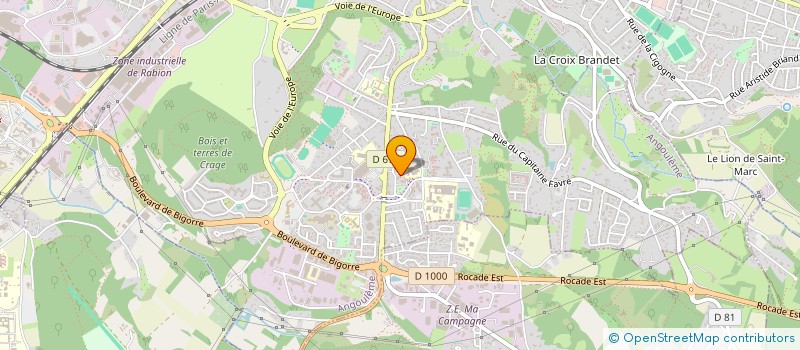 localisation de l'entreprise MADAME THAIS DI-MARTINO à ANGOULEME