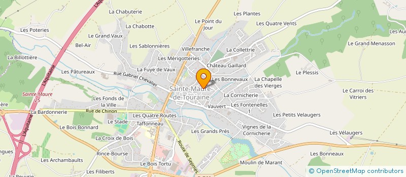 localisation de l'entreprise MADAME THAIS GEORGES  DESCARTES