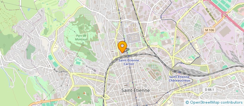 localisation de l'entreprise MADAME THAIS HADJ-RABAH  SAINT-ETIENNE