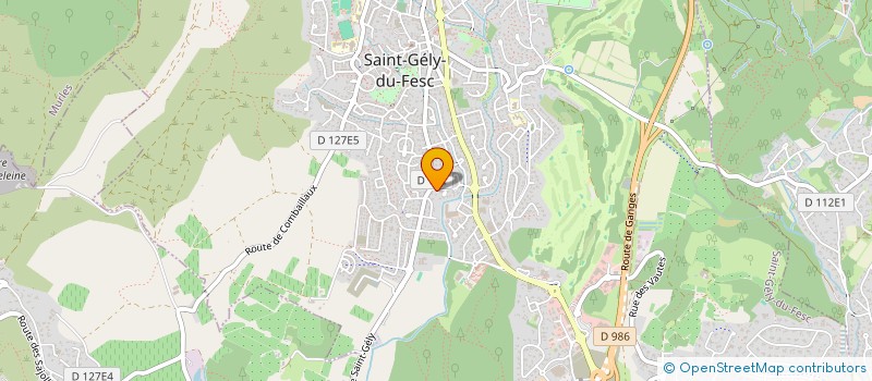 localisation de l'entreprise MADAME THAIS HIBLOT--LHOSTE à SAINT-GELY-DU-FESC