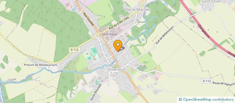 localisation de l'entreprise MADAME THAIS-MARIE LECLERCQ  FLIXECOURT