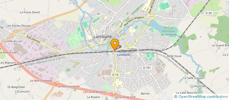 localisation de l'entreprise MADAME THAIS METAYER à LAMBALLE-ARMOR
