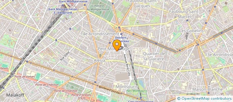 localisation de l'entreprise MADAME THAIS MONTAGNE  PARIS