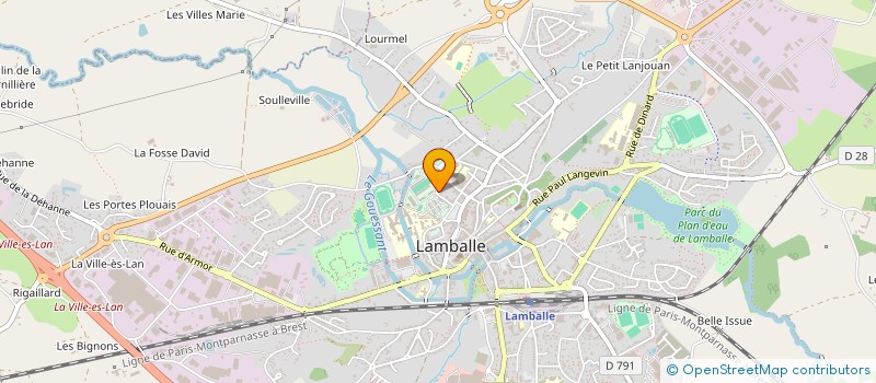 localisation de l'entreprise MADAME THAIS NICOLAS  LAMBALLE-ARMOR