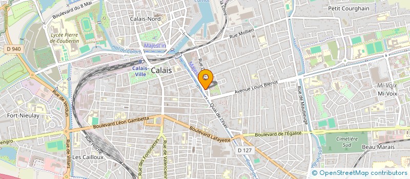 localisation de l'entreprise MADAME THAIS REVILLON  CALAIS