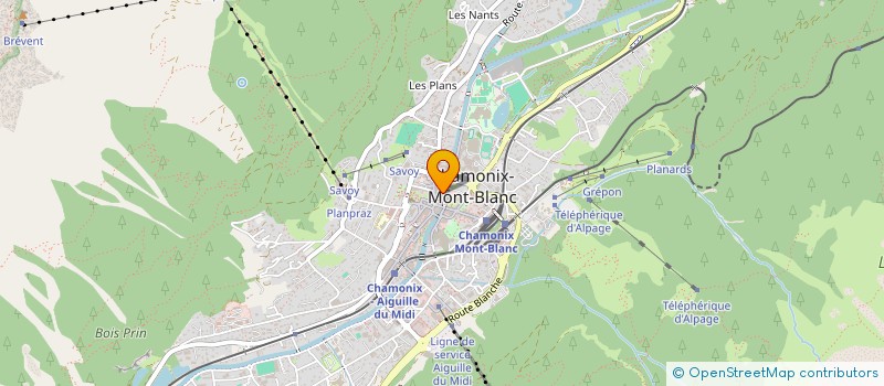 localisation de l'entreprise MADAME THALEIA-MARIA GOUTOU  CHAMONIX MONT BLANC