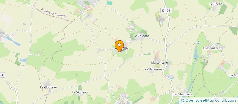 localisation de l'entreprise MADAME THALIA BUKIATME  PRAILLES-LA COUARDE