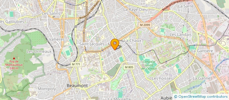 localisation de l'entreprise MADAME THALIA CLEMENT  CLERMONT-FERRAND