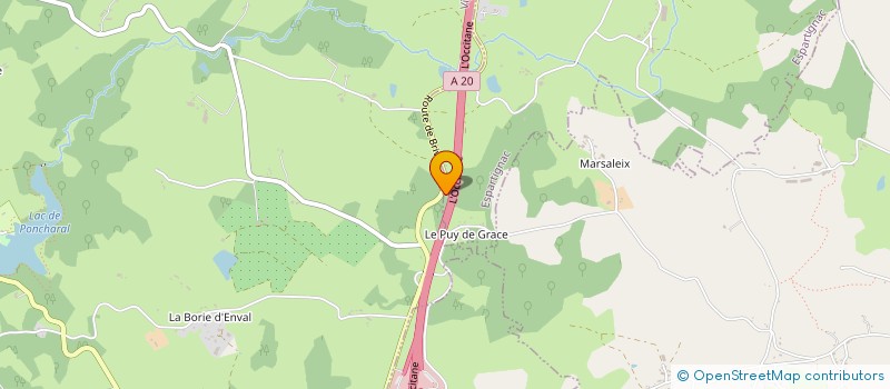 localisation de l'entreprise MADAME THALIA CONJEAUD  ESPARTIGNAC