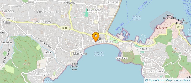 localisation de l'entreprise MADAME THALIA ESPINOSA BORRERO  LA SEYNE-SUR-MER