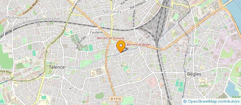 localisation de l'entreprise MADAME THALIE PENEL PAGE  BORDEAUX