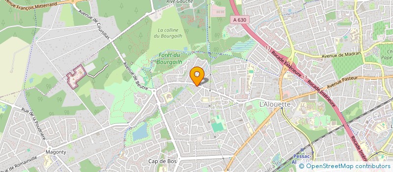 localisation de l'entreprise MADAME THALYA NARCAM  PESSAC