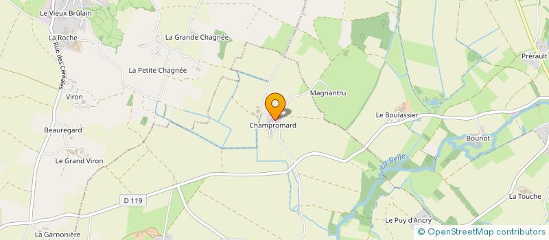 localisation de l'entreprise MADAME THAM CHUPIN à SECONDIGNE-SUR-BELLE