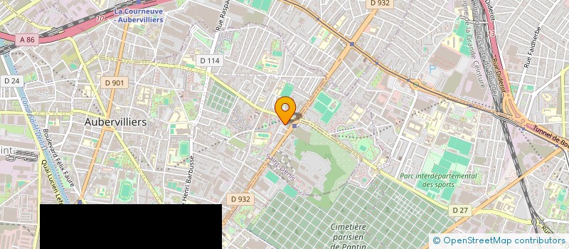 localisation de l'entreprise MADAME THAMARA SURAWEERA ARACHCHIGE  AUBERVILLIERS