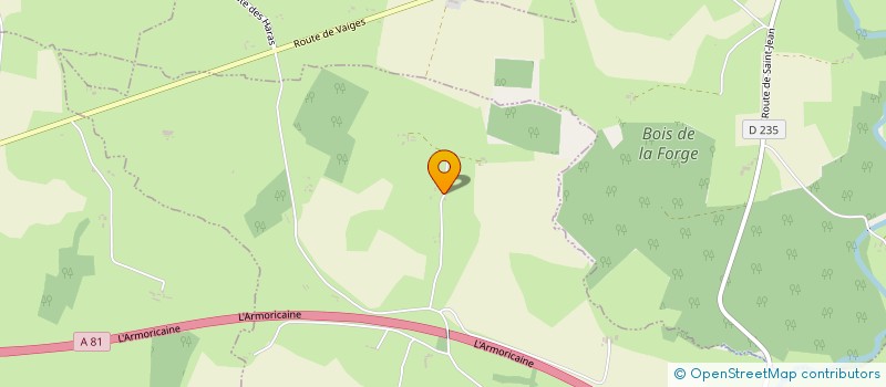 localisation de l'entreprise MADAME THANAELE PREUSS  TORCE VIVIERS EN CHARNIE