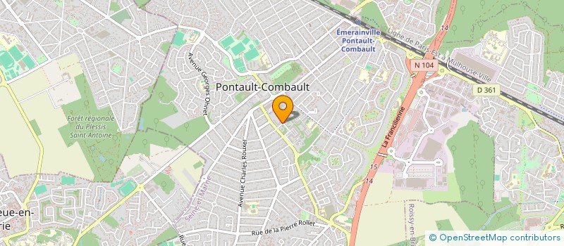 localisation de l'entreprise MADAME THANAYA RAMPERSAN à PONTAULT-COMBAULT