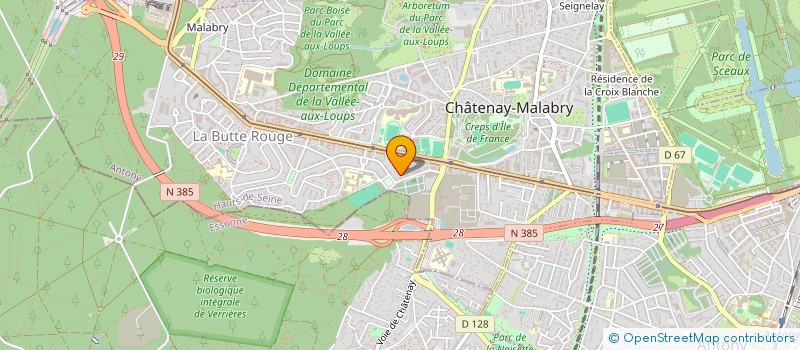 localisation de l'entreprise MADAME THANH HUONG HOANG THI  CHATENAY-MALABRY