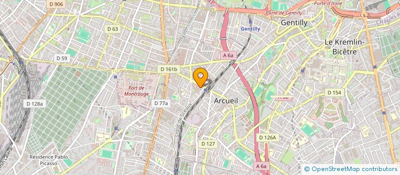 localisation de l'entreprise MADAME THANH NGUYEN  ARCUEIL