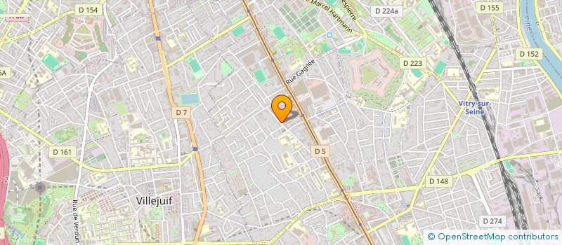 localisation de l'entreprise MADAME THANH VAN KELLY PHAN à VITRY-SUR-SEINE