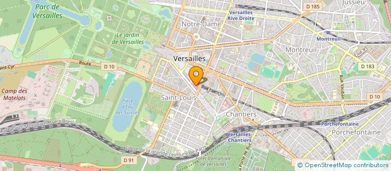 localisation de l'entreprise MADAME THANH VU à VERSAILLES