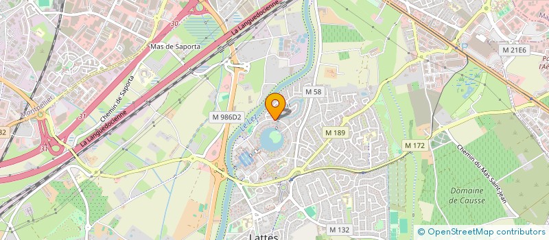 localisation de l'entreprise MADAME THANIA REBOUH à LATTES