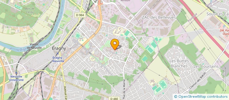 localisation de l'entreprise MADAME THANINA ABBAS  ERAGNY