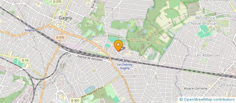 localisation de l'entreprise MADAME THANINA AMOUCHI  GAGNY