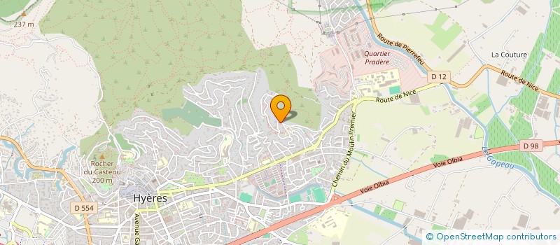 localisation de l'entreprise MADAME THANINA BELACEL  CANNES