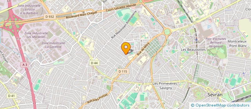 localisation de l'entreprise MADAME THANINA MOKDES à AULNAY SOUS BOIS