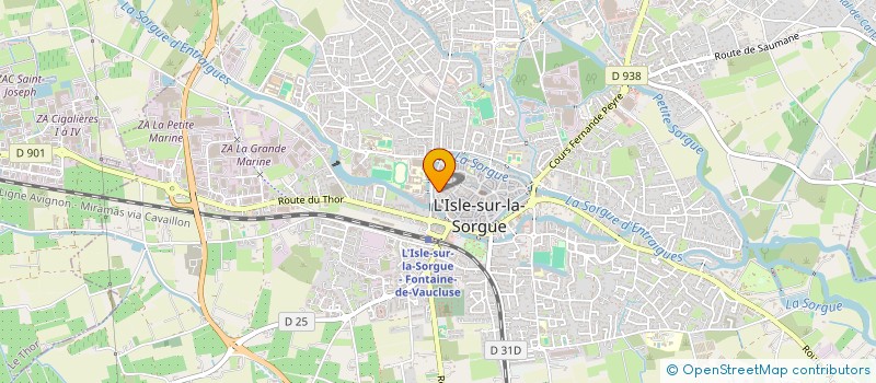 localisation de l'entreprise MADAME THANWA JANJUMROON  L'ISLE-SUR-LA-SORGUE