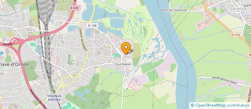 localisation de l'entreprise MADAME THANYER GONZALEZ RAMIREZ  VILLENAVE-D'ORNON