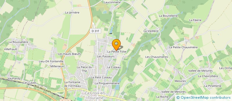 localisation de l'entreprise MADAME THAO NGUYEN  LA CROIX-EN-TOURAINE