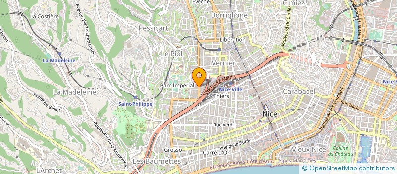 localisation de l'entreprise MADAME THARANY CHOU à NICE