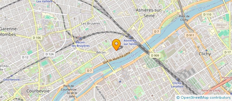 localisation de l'entreprise MADAME THASSEDA OURDIA AMAROUCHE à COURBEVOIE
