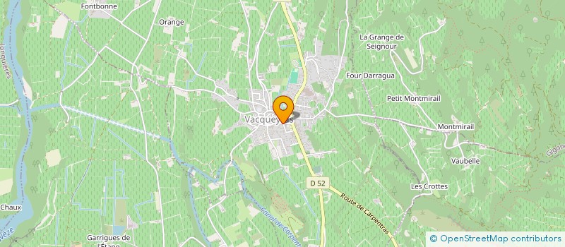 localisation de l'entreprise MADAME THEA BUIRETTE  VACQUEYRAS