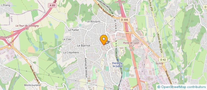localisation de l'entreprise MADAME THEA CARINI à DARDILLY