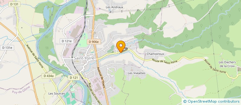 localisation de l'entreprise MADAME THEA DETTINGER  SAINT-YORRE