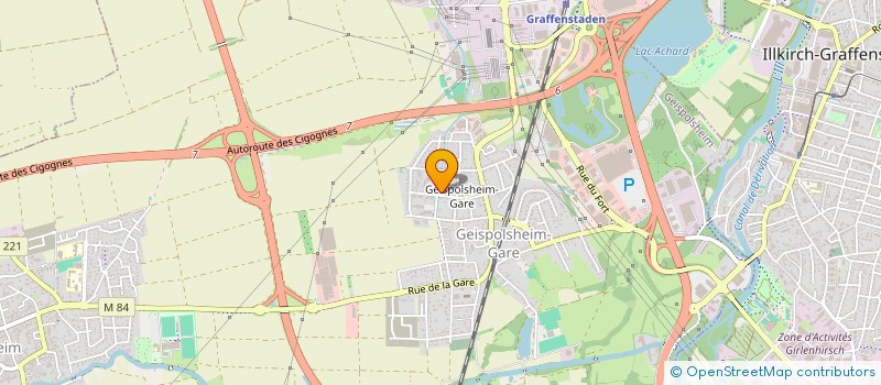 localisation de l'entreprise MADAME THEA DISSAIS  GEISPOLSHEIM