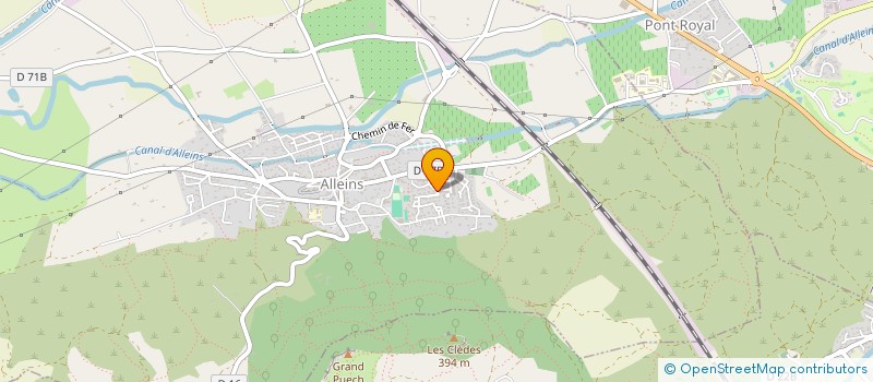 localisation de l'entreprise MADAME THEA GAREL à ALLEINS