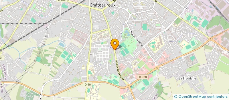 localisation de l'entreprise MADAME THEA GAUTIER à CHATEAUROUX