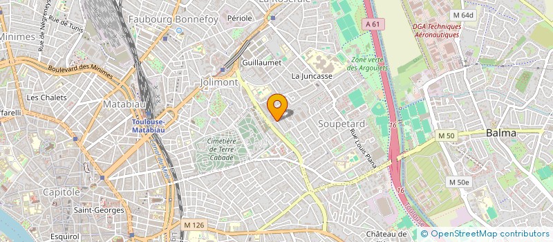 localisation de l'entreprise MADAME THEA GOMEZ  TOULOUSE