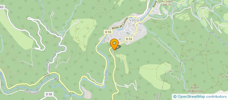 localisation de l'entreprise MADAME THEA MALHIE  VABRE