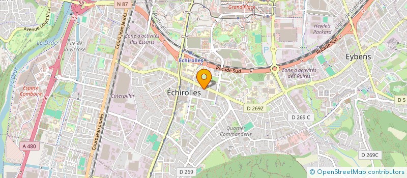 localisation de l'entreprise MADAME THEA VEUJOZ  ECHIROLLES