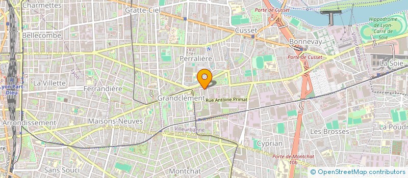 localisation de l'entreprise MADAME THEANE BAMANA  VILLEURBANNE