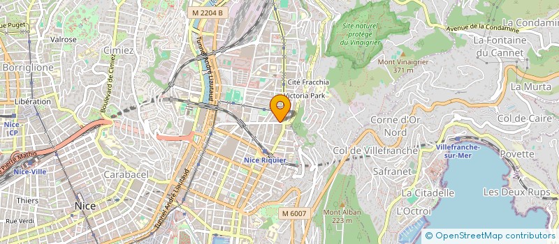 localisation de l'entreprise MADAME THECLA BERTINI à NICE