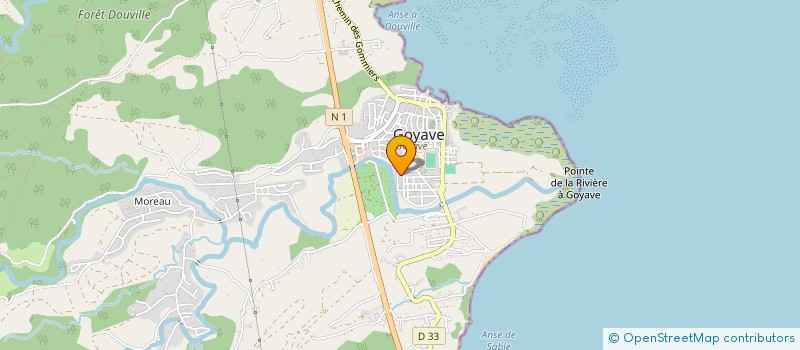 localisation de l'entreprise MADAME THEDOSE FEBRISSY à GOYAVE