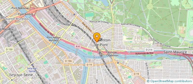 localisation de l'entreprise MADAME THELLANE MOSSERI  CHARENTON-LE-PONT