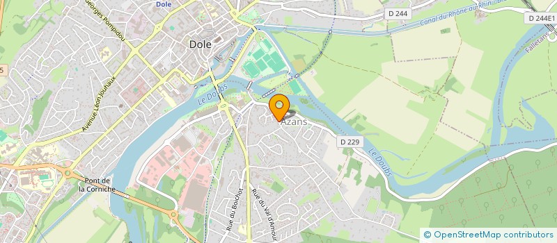 localisation de l'entreprise MADAME THELMA ANGONIN à DOLE