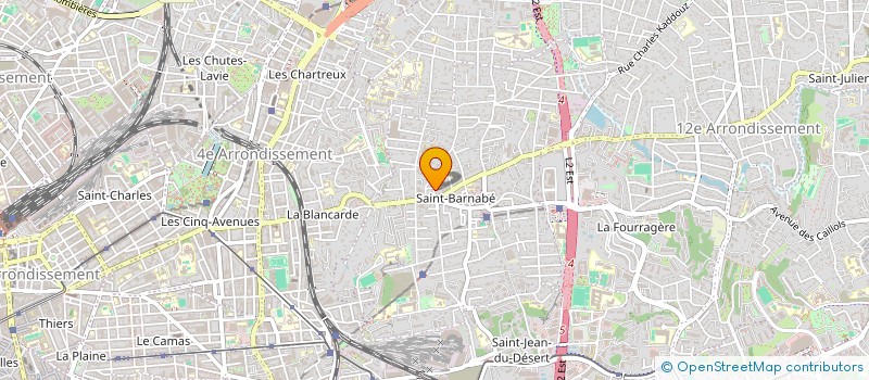 localisation de l'entreprise MADAME THELMA BAABA  MARSEILLE